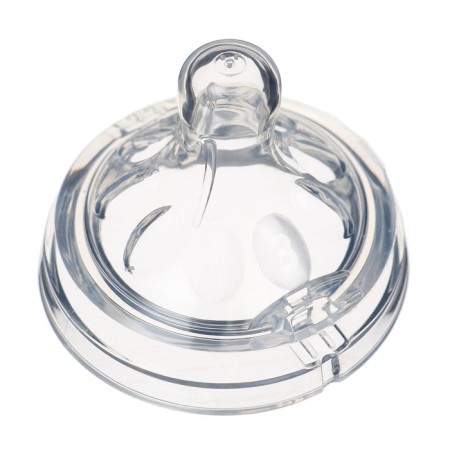A nipple for a bottle, +6 months, fast flow, Natural, a wide throat 50mm.-3