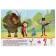 Activities with 3D stickers "Funny tasks", cartoon