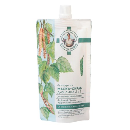 Mask-scrub for the face 3B1 RBA "Degtyan" for problem skin, 100 ml
