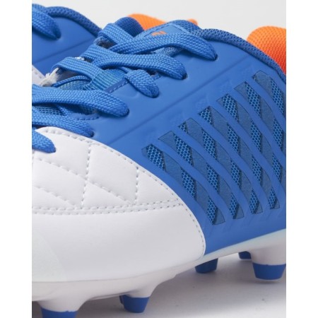 Beats football ATEMI SD700 MSR, synthetic leather, white-blue color, size 45-6