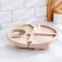 Table - tray with a menage and folding legs d = 30x2 cm, birch