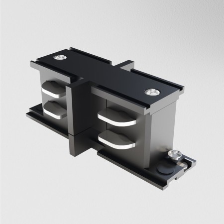 Direct Connector for the Technical Track-31b overhead track system, 7x3.1x2.7 cm, black color-1