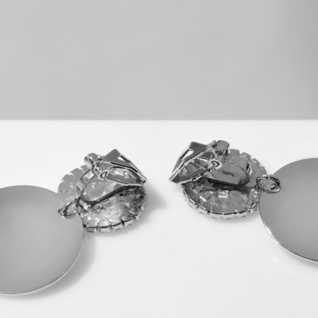 Clips "duet" discs, silver color-2