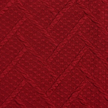 Case for chair knitwear square, burgundy color, polyester 100%-1