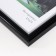 Photo frame Plastic "Gamma" 15x21 cm, black with silver