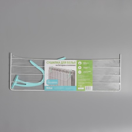 Drywall for linen on a radiator, 65 × 23.5 × 18 cm, white color-3