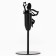 Climb "Angel", black, 7.4 x 15.3 cm, diam. under a candle 2.2 cm
