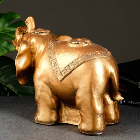 Pigger "Elephant Indian" bronze, 23x42x39cm-2