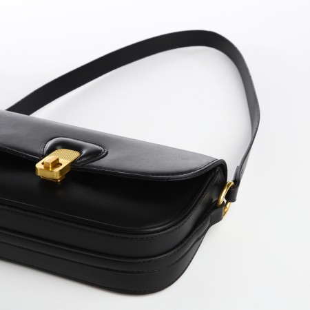 Female bag Textura, small size, black color-4