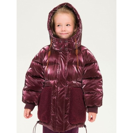 Jacket for girls, height 104 cm, blueberry color-6