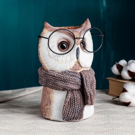 Kashpo - VAZ "Owl in glasses" 22x14x14cm-1