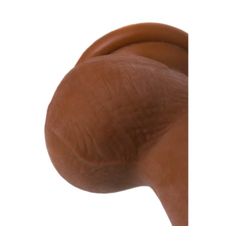 Toyfa RealStick Elite Mulatto vibrator, realistic, on suction cups, mulatto, 13 cm-7