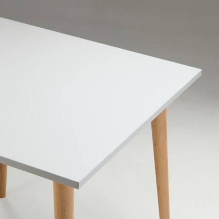 Square kitchen table, 800*800, Gray Kameno-4