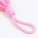 A wicker cable toy with a ball, up to 35 cm, up to 115 g, pink