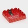 Box for confectionery products with PVC lid "Retro", 13 x 13 x 3 cm, new year