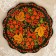 Pancake plate, Khokhloma D-30