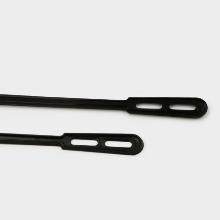 Plastic plastic disposable black, 16 cm-2