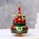 Musical souvenir "Temple" No. 2, red-green, manual painting, 112x22 cm