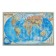 The table of the two -way “Political World”, geod, 58x38 cm, 1:55 million, laminated