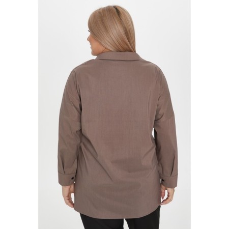 Female shirt, size 62, brown color-3
