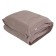 Blanket, size 195x220 cm, color chocolate