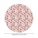 Tables on the table "insects", round, oxford, elastic band, size 120x120 cm, diameter 75-100 cm