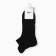 Male socks shortened, black color, size 27-29