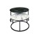 Tables Journal Loft DQ No. 2 Duae (set), D605 (475), H420 (320), f/n black-white marble, m/k Cher