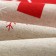 New Year. Red Tree towel, 39x60cm, 160g/m Len50% HL50%