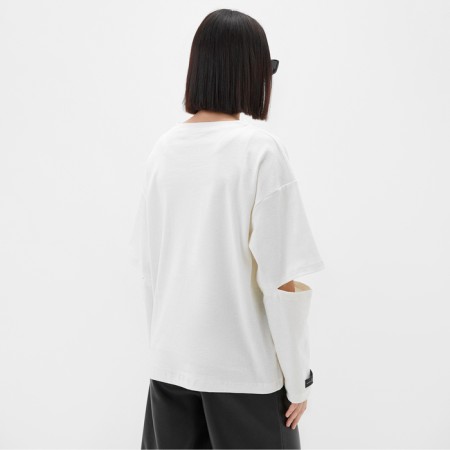 Jumper (longshilv) mist: basy, size s-m, milk color-2