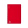 Notebook B5 100 sheets, a cage on a spiral, erichkrause, "IQ fineline classic" plastic cover red cover