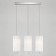 Sirena 3x60W lamp E14 Chrome