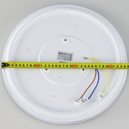 Lamp Citilux "Starlight" CL703A31G, 42x42x7 cm, 1x35W, LED, color gray color-35