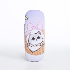 Glasses for glasses, 16 x 4 x 6 cm, cracker, lilac color