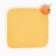 Towel of the share "carrots" yellow color, 30x30 cm, 100% PE, microfiber