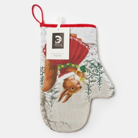 Mittens-Open "Winter Magic" 20x28cm, 100% cotton, Vatin 250g/m2-4