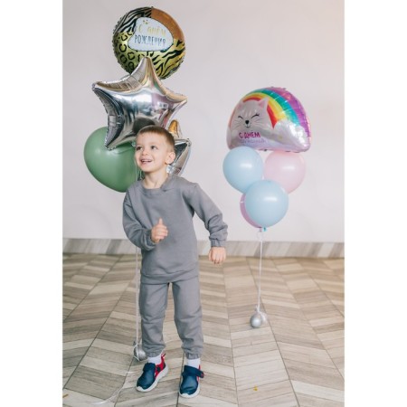 Foil ball 18 "Animal Print" circle-3