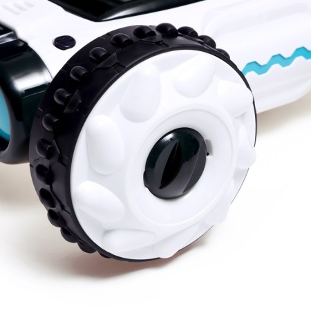 Tsolovysh machine "Techno", radio -controlled, drift, battery, on the control panel, white color-4