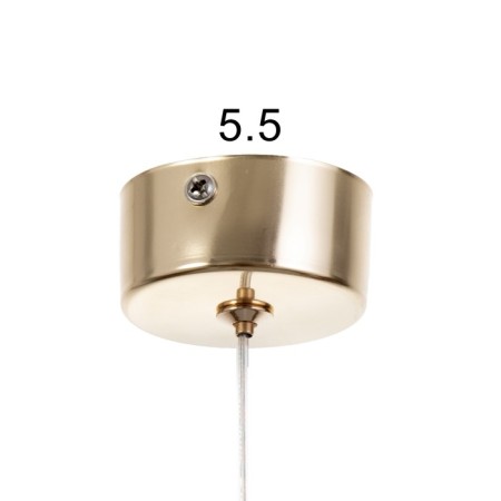 Bayerlux “Snow” LED 3W 3000k gold 3.2x3.2x32-132cm-6