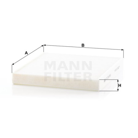 Salon filter Mann-Filter CU26009-1
