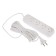 Extension cord Luazon Lighting Eco, 4 sockets, 10 m, 10 A, 2200 W, PVS 2x0.75 mm2, without salary, white
