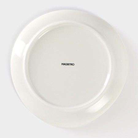 Porcelain dessert plate Magistro Ocean, D = 17 cm, blue color-3