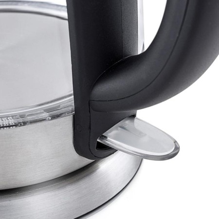 Electric kettle KitFort KT-619, glass, 1.7 l, 2200 watts, auto shutdown, silver-4
