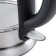 Electric kettle KitFort KT-619, glass, 1.7 l, 2200 watts, auto shutdown, silver