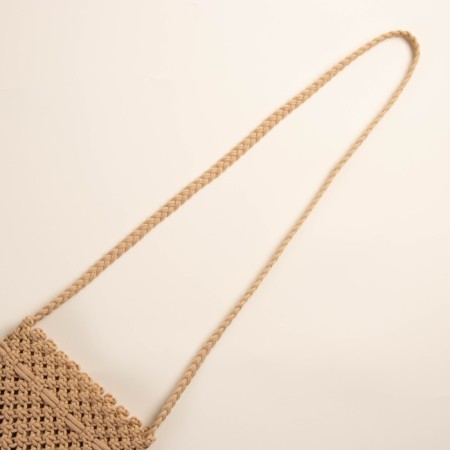 Women's bag SL Home, manual weaving, cotton, pens length 55 cm, 22 × 22 cm-4
