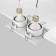 The built-in lamp Technical DL033-2-02W, 2x50W, 17x9x3.6 cm, GU10, white color