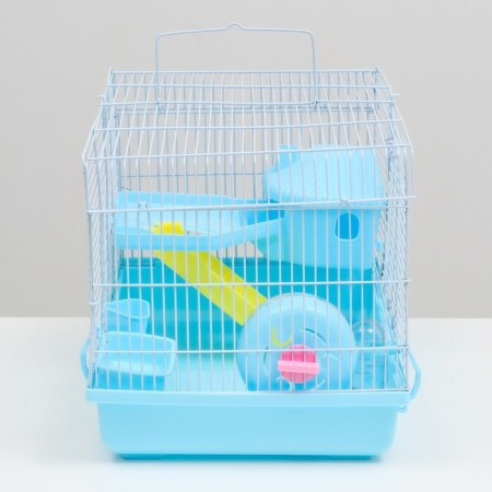 A cage for rodents "Pijon", with a filling of 47 x 30 x 27 cm, blue-2
