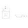 ABBER RECHTECK AC2214 sink, invoice, 420x420x115 mm, white