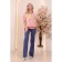 Female blouse, size 44, pink color