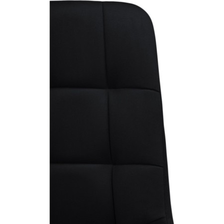 Computer chair Chester Metal/velor, white/black 49x60x84 cm-7